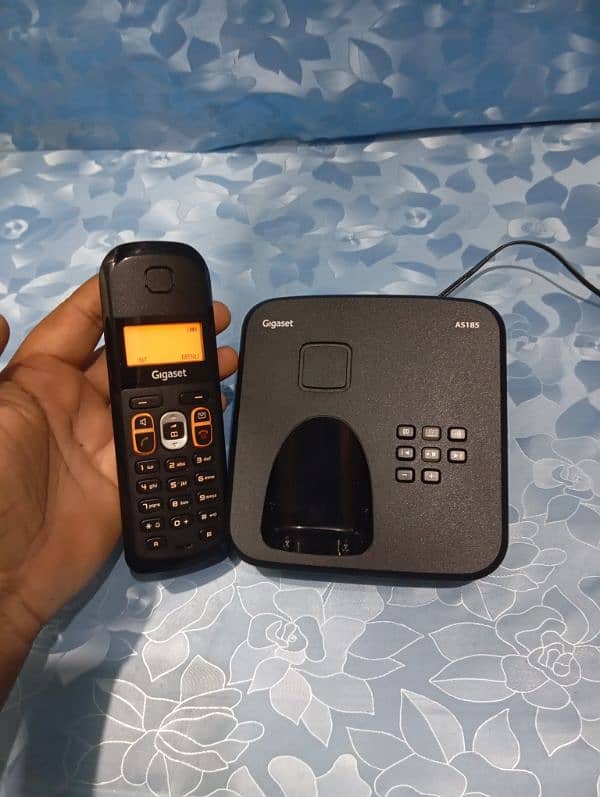 UK imported Siemens gigaset single cordless phone with answer machine 6