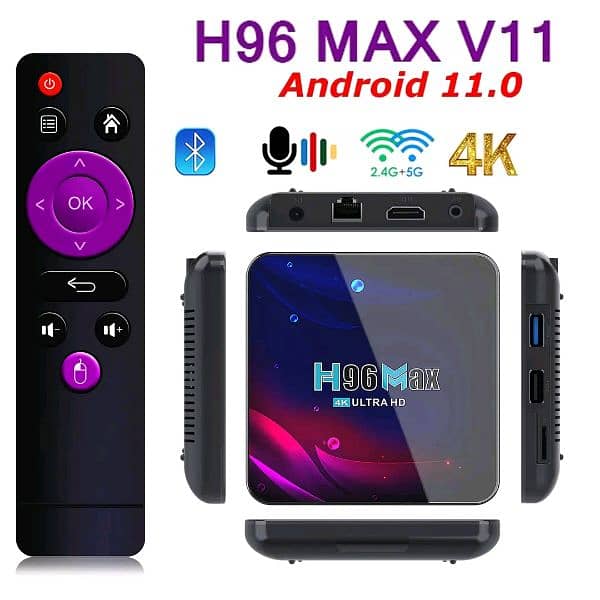 h96 max 4k Android tv box 0