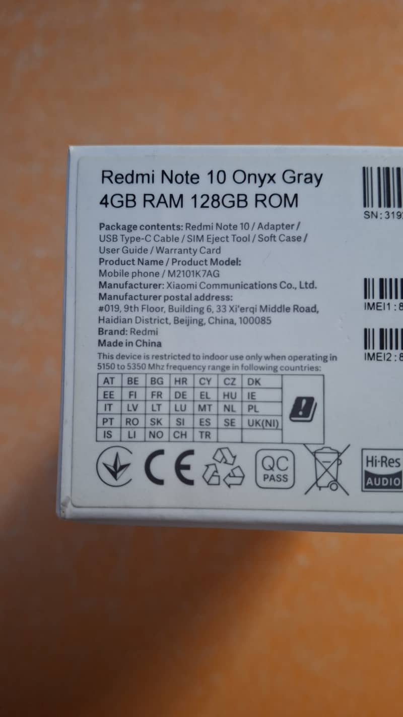 Redmi note 10 4