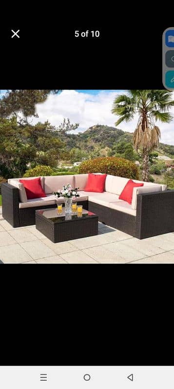 outdoor garden furniture Rattan sofa Rattan chairs 9