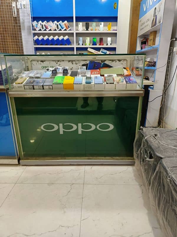 Mobile Counter 3.5ftRed 15000 Oppo Vivo 4ft 18000 to 35000 & 6shelf 1