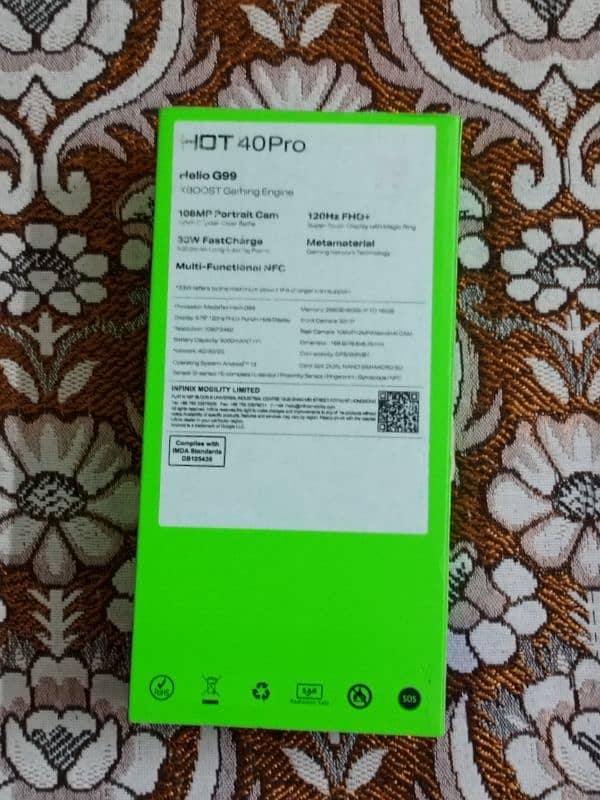 INFINIX HOT 40 PRO 8