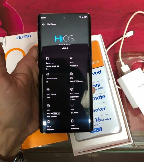 Tecno Spark 20 pro plus 8+8/256 with box 7