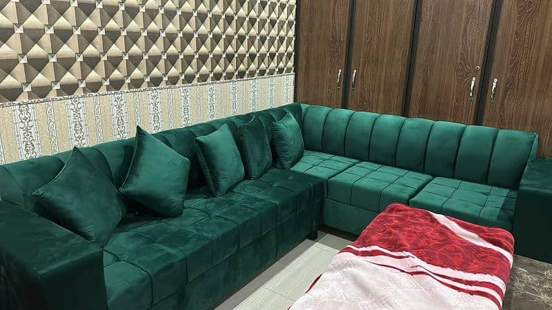 beautiful Lshape sofa for sale 2