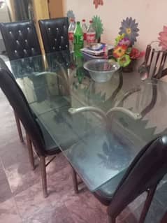 dining table and chairs