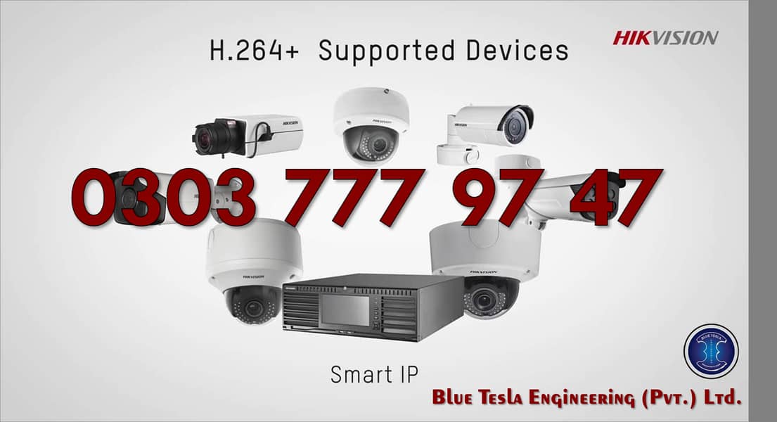 Dahua Hikvision 100% Original CCTV Cameras 03037779747 0