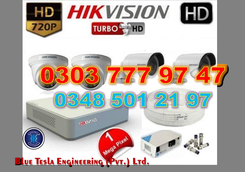 Dahua Hikvision 100% Original CCTV Cameras 03037779747 3