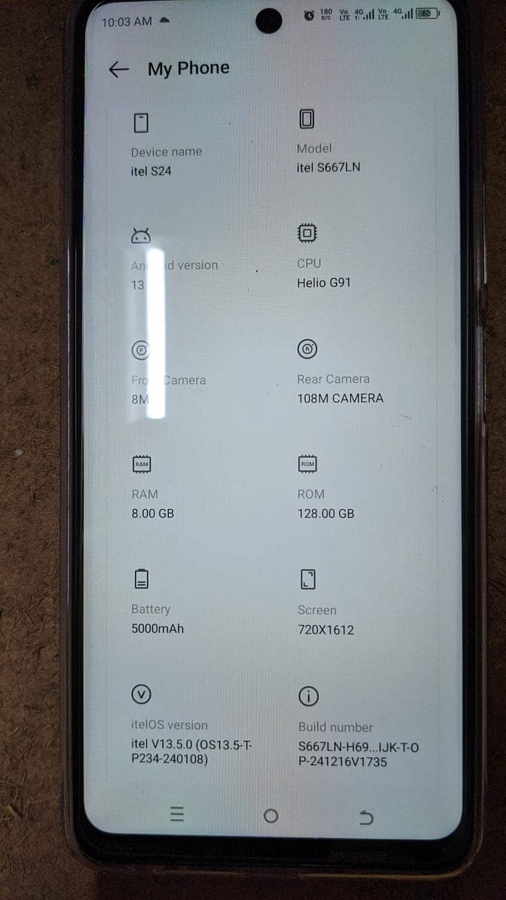 Itel S24 (8+8+128)GB 5