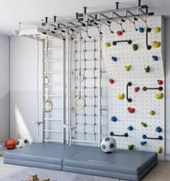 jungle gym/ rock climbing/ indoor /outdoor kids setup