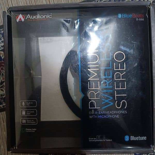 Audionic B-888 Wireless Headphone with microphone 3