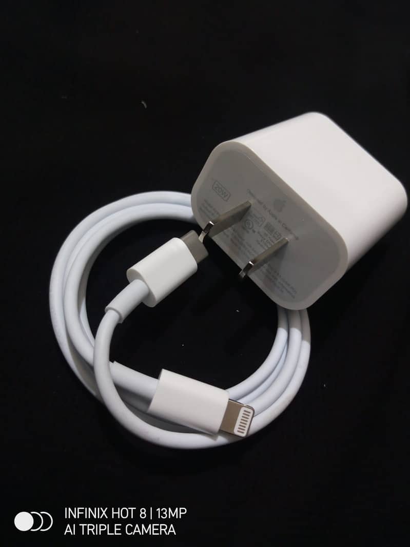 iPhone 14pro max Charger Cable 20watt new 100% original with warranty 0