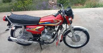 Honda CG 125 2019 model bike for urgent sale my WhatsApp 0313,4935016