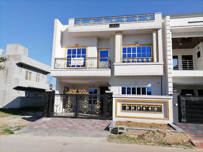 8 Marla Brand New Double Unit House Available For Sale In Faisal Town Block A Islamabad. 0