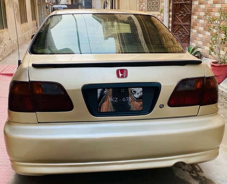 Honda Civic Oriel Prosmatic 1999 Automatic + Sunroof Golden No 6.7. 8 11