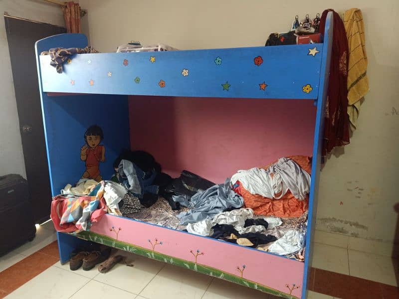 children double Bed with 2 Metris 4