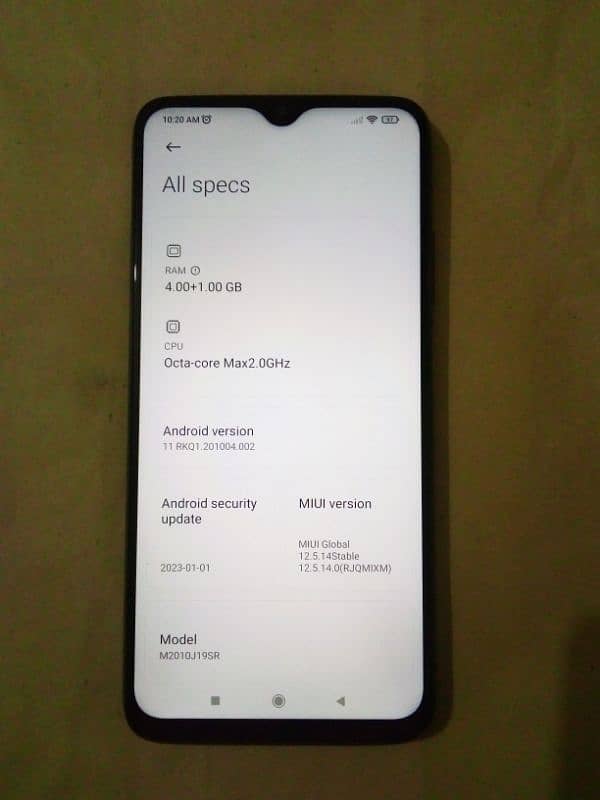 Redmi 9T 4+1/64GB Non PTA phone urgent sale 2