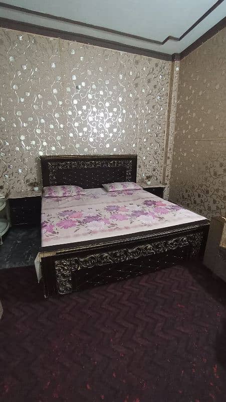 Double bed for sale (call: 03249497210) 0