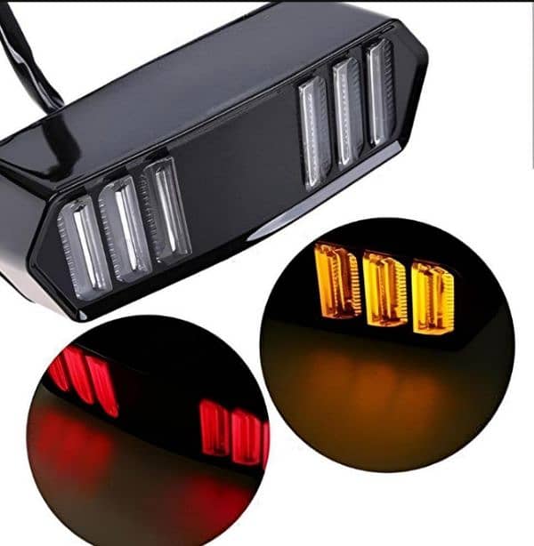 Universal Motorbike back light with indicator DRL 2