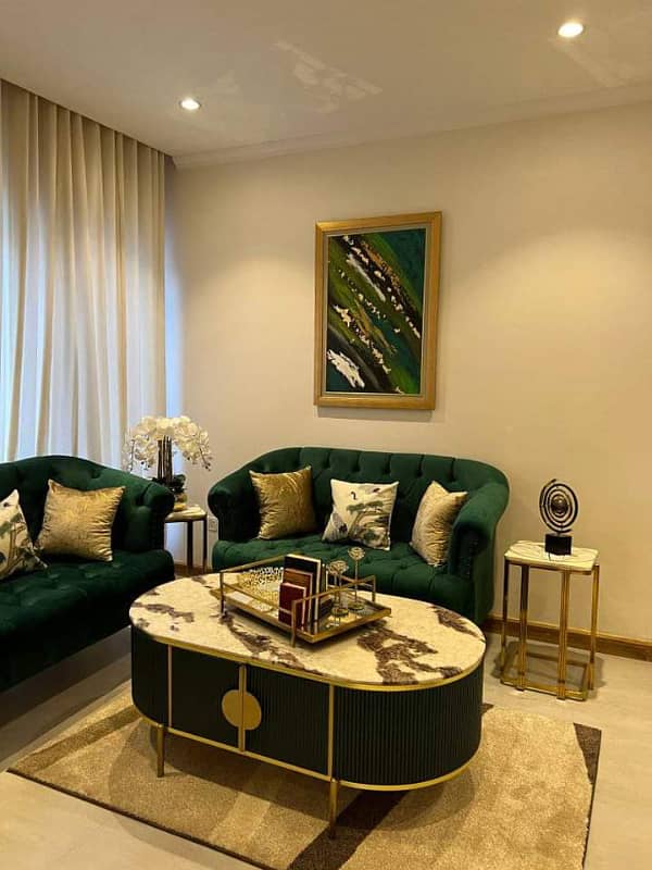 Furnished Fresh New Luxury Apartment 1 Bedroom Available For Rent In Sector E Bahria Town 4