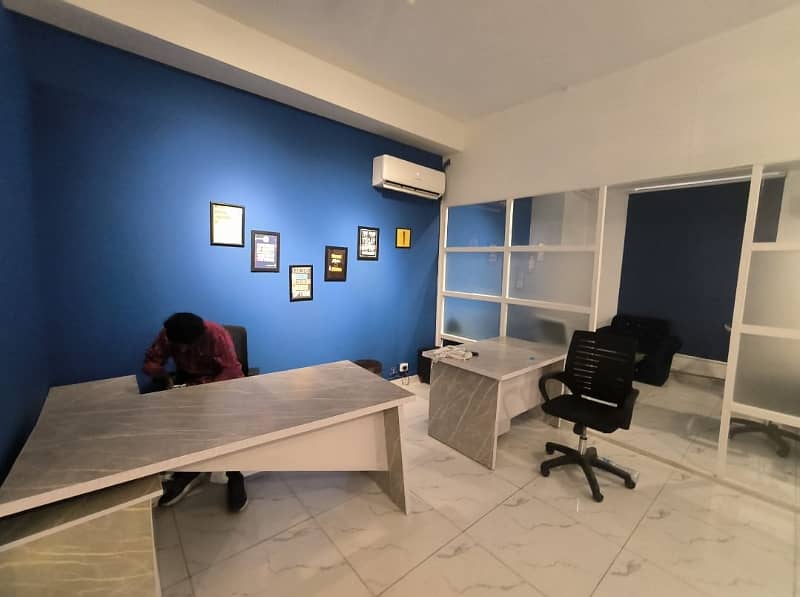 Furnished Office for Rent for Silent Office (Call center + Software house + Marketing office and other setup as you want) 3