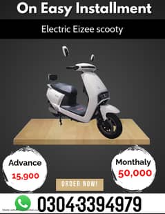 Electric Eizee scooty on Easy Installment