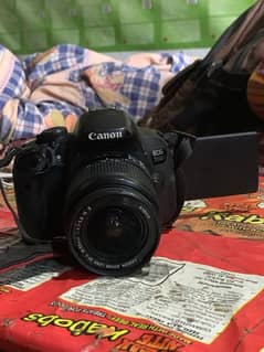 Canon 700d Dslr Camera in Good Condition one person used