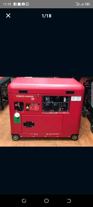 10KVA BRANDED GENERATOR AVAILABLE CUMMINS PARKING SOUND PROUF 2