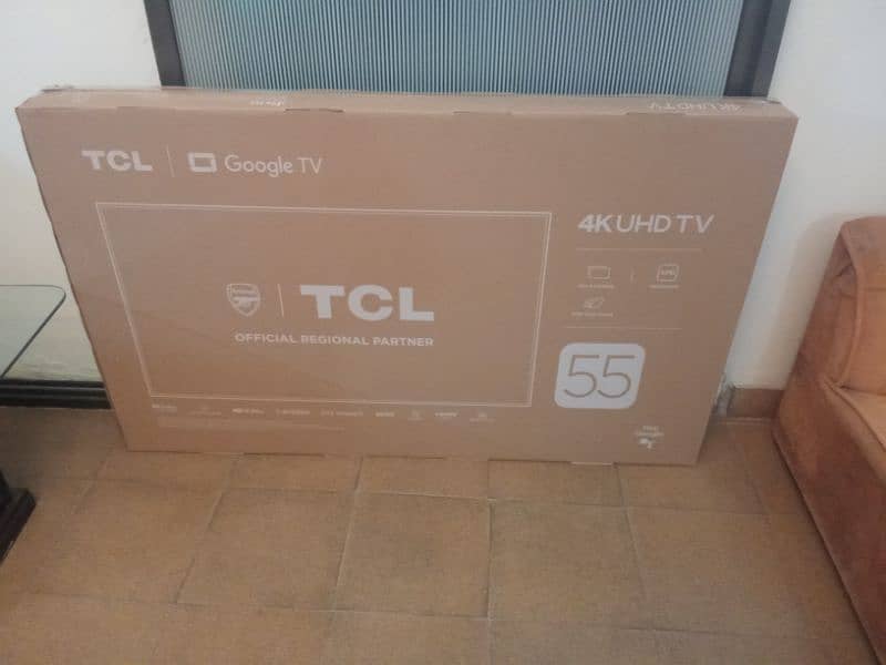 TCL 55P71b 55 tv box packed 2