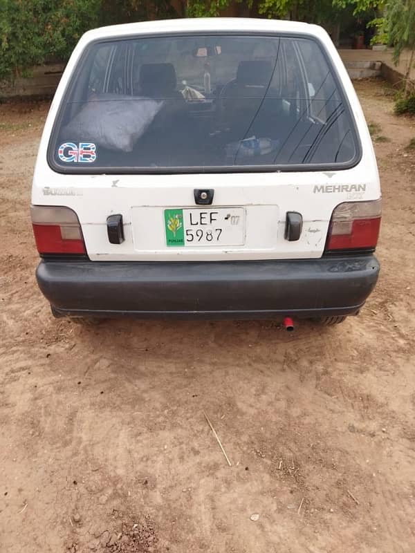 Suzuki Mehran 2007 full ok lush condition no any work 3