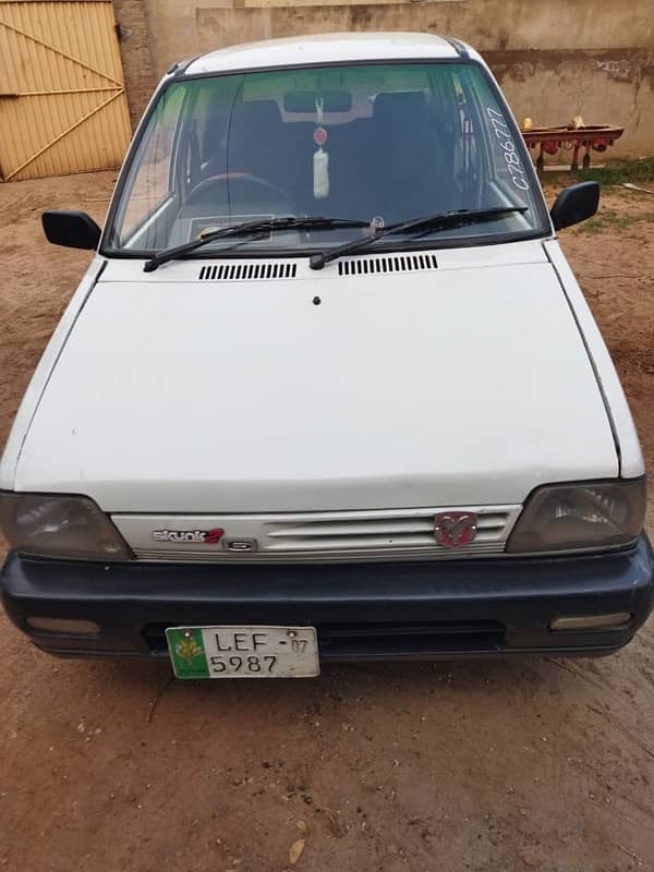 Suzuki Mehran 2007 full ok lush condition no any work 10