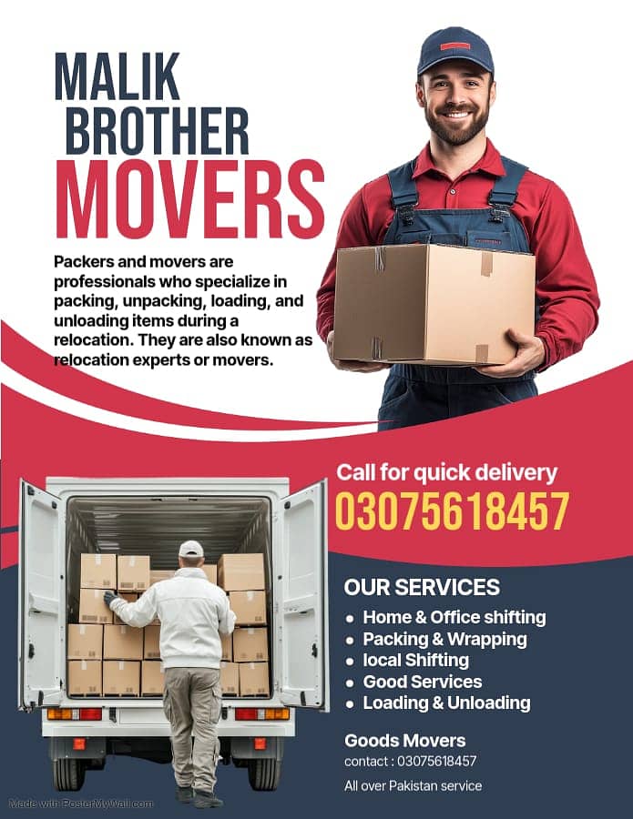 Packers & Movers / House Shifting /Loading unloading /Goods Transport 1