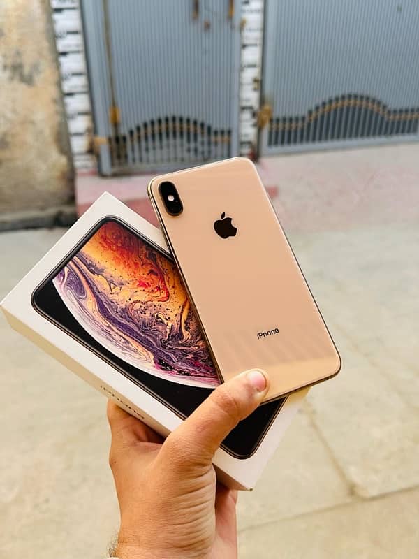 iphone xsmax 256gb pta dual sim approved with box 0