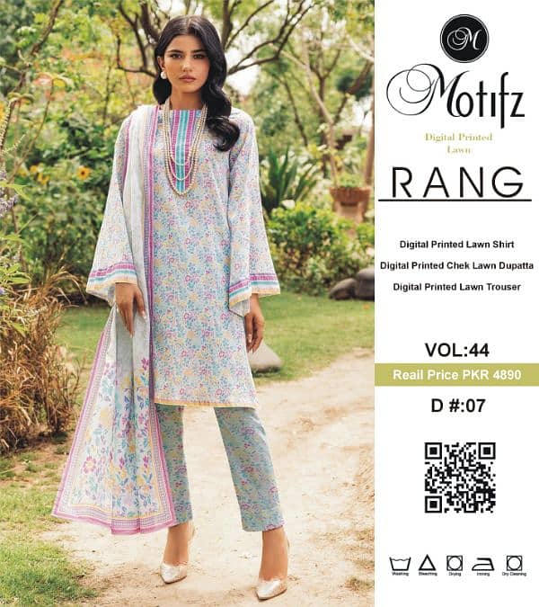 Motifz lawn 3 piece Digital print lawn 2