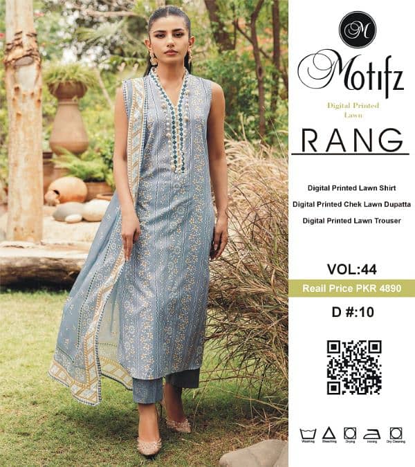 Motifz lawn 3 piece Digital print lawn 4