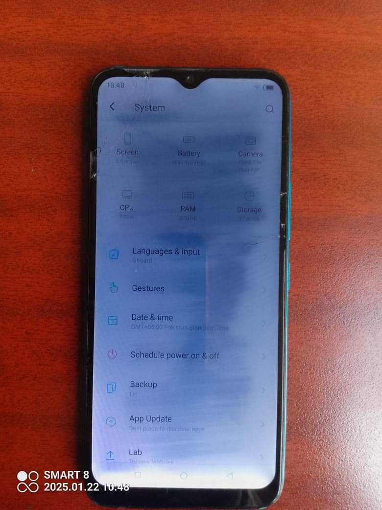 itel Vision1 Pro 2/32GB Screen crack aur shaded hai baki working 100% 3