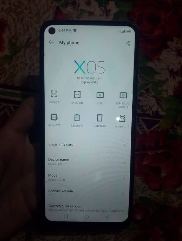 Infinix Hot 10 4/64 Pta Approved 7