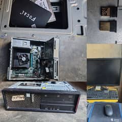 desktop Complete samaan Dell core i3 6th 2GB graphic card build