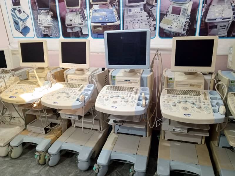 Refurb japaense color Doppler  portable & trolley mounted ultrasound m 3