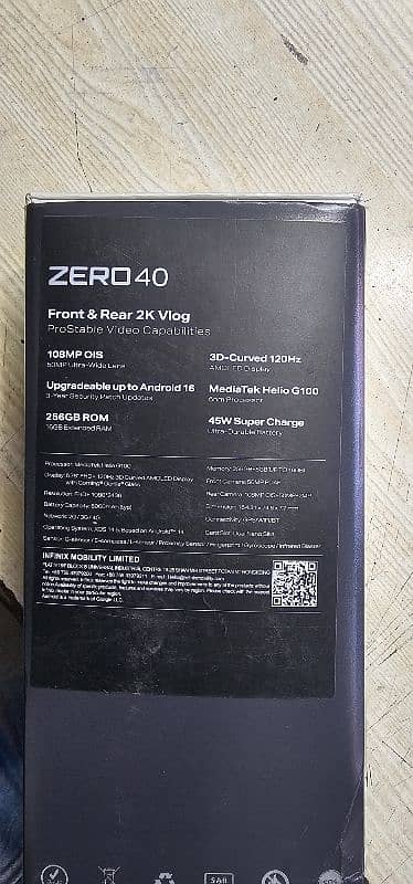 infinix zero 40 256 gb 0