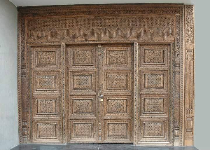 diyar wood / Antique canopy / wooden work door kitchen cabinet/Wardrob 6