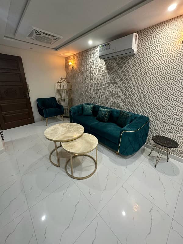 Furnished New Luxury 1 Bedroom Apartment For Rent With All Facilities In Sector C Bahria Town 1