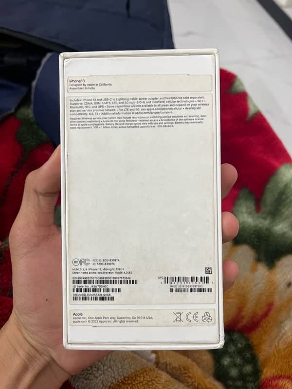 iPhone 13 (Urgent Sale) Storage 128 Health 92 with Box Pack 2