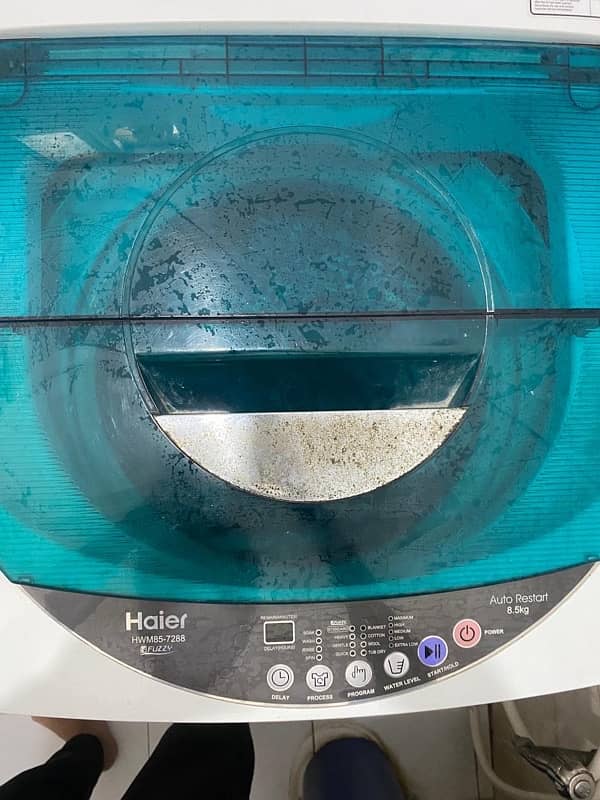 used Haier top load washing machine washing 8:5 kg 0