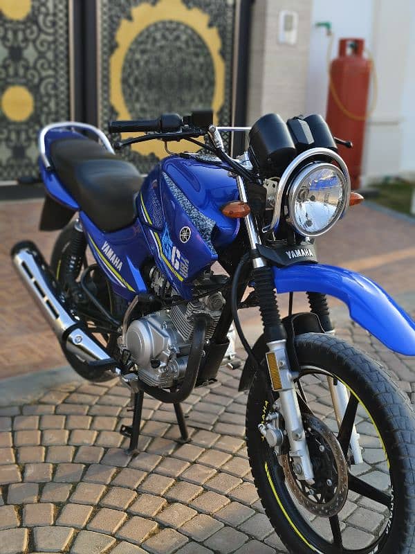 Yamaha Ybr 125G Blue Colour 3