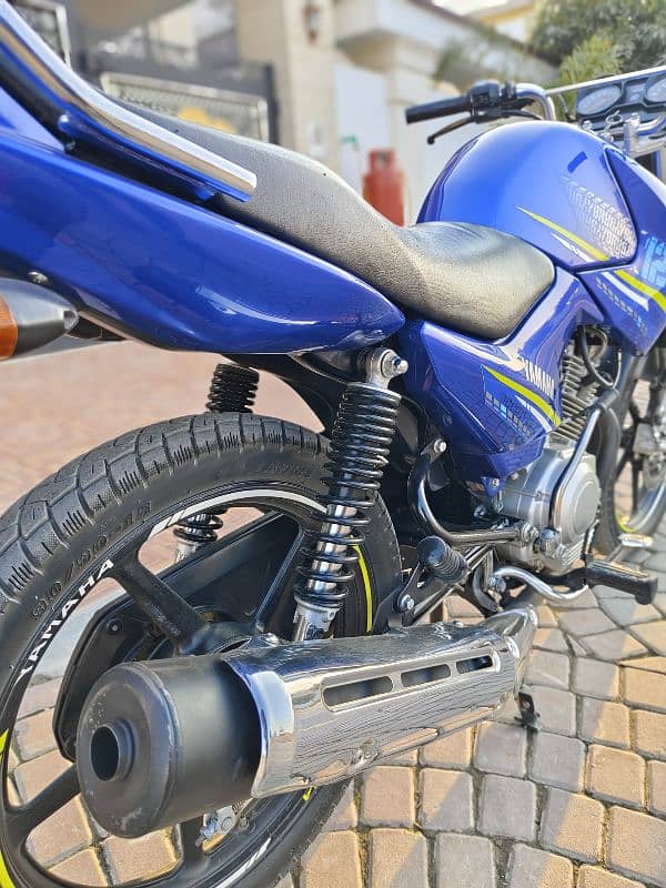 Yamaha Ybr 125G Blue Colour 11