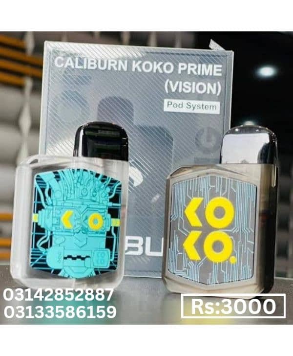 koko Vision pod more pods and vapes, flavours available 0