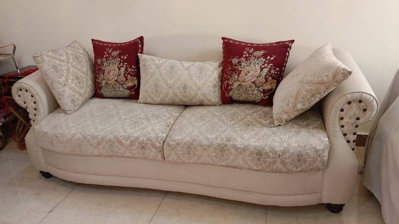 7 seater sofa v little used in good condition for sale. 1