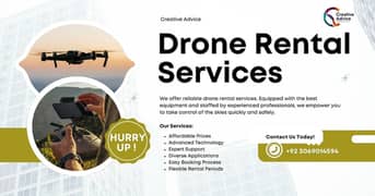 Drone Cameras Available for Rent In Islamabad & Rawalpindi