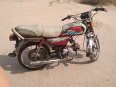 cd 70bike for sell 03457258532