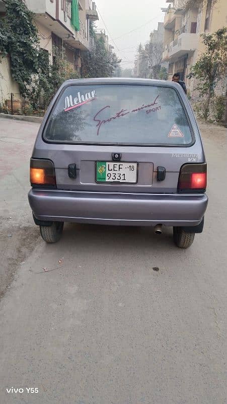 Suzuki Mehran VX 2018 Chill. A C. heater. genuine non accident sale! 1